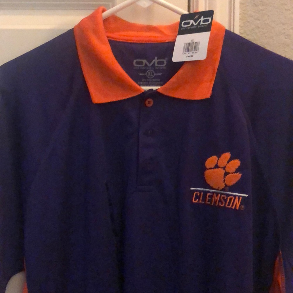 Men XL Clemson polo style shirt